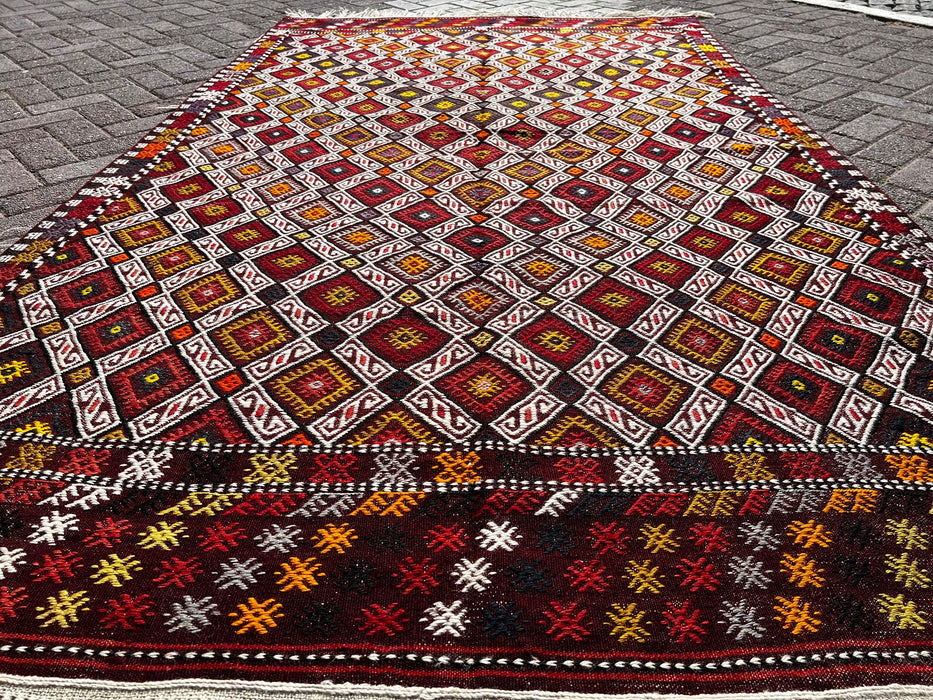 Vintage Kilim Rug 268cm x 154cm Western Turkey