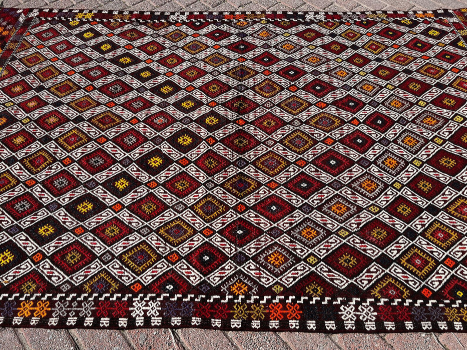 Vintage Kilim Rug 268cm x 154cm Western Turkey