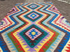 Vintage Kilim Rug 269cm x 134cm Hand Spun Wool Cotton