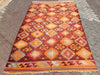 Vintage Kilim Rug 270cm x 163cm Handmade Wool Cotton