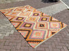 Vintage Kilim Rug 271cm x 180cm Handmade Wool Cotton