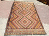 Vintage Kilim Rug 275cm x 162cm Eastern Turkey Wool Cotton