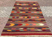 Vintage Kilim Rug 275cm x 165cm Handmade Wool Cotton