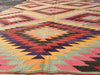 Vintage Kilim Rug 280cm x 190cm Hand Spun Wool Cotton