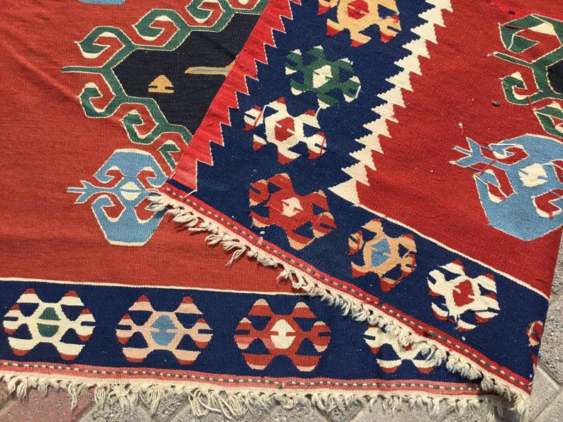 Vintage Kilim -matto 281cm x 191cm Itä-Turkki