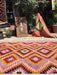 Vintage Kilim Rug 282cm x 180cm Made in Turkey