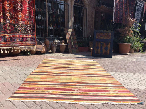 Vintage Kilim Rug 283cm x 170 cm fra Tyrkia