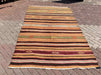 Vintage Kilim Rug 283cm x 170cm Wool Cotton Western Turkey