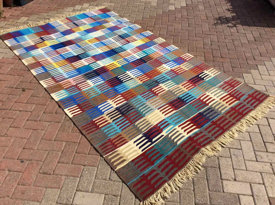 Vintage Kilim -matto 284cm x 172cm Käsintehty Turkki