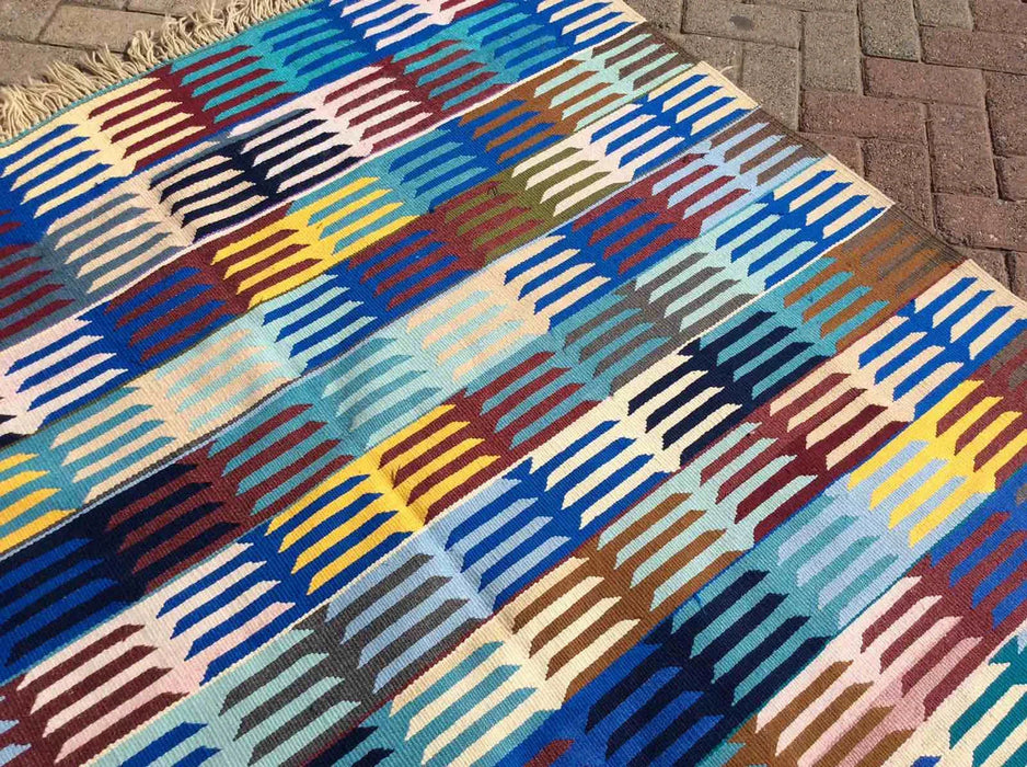 Vintage Kilim -matto 284cm x 172cm Käsintehty Turkki