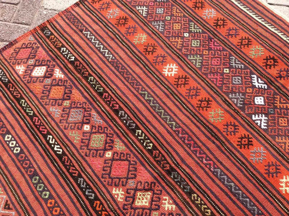 Vintage Kilim Rug 288cm x 176cm Handmade in Turkey