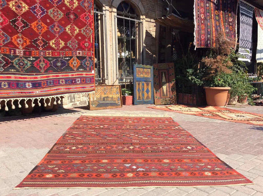 Vintage Kilim Rug 288cm x 176cm Handmade in Turkey