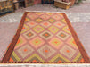 Vintage Kilim Rug 290 cm x 196 cm From Western Turkey
