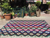 Vintage Kilim Rug 290cm x 210cm Hand Spun Wool Cotton