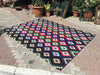 Vintage Kilim Rug 290cm x 210cm Hand Spun Wool Cotton