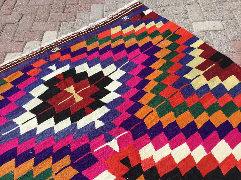 Tappeto Kilim vintage 295 cm x 169 cm Prodotto in Turchia