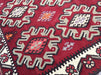 Vintage Kilim Rug 296cm x 236cm Hand-Spun Wool Cotton