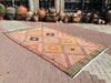 Vintage Kilim Rug 300cm x 180cm Handmade Wool Cotton
