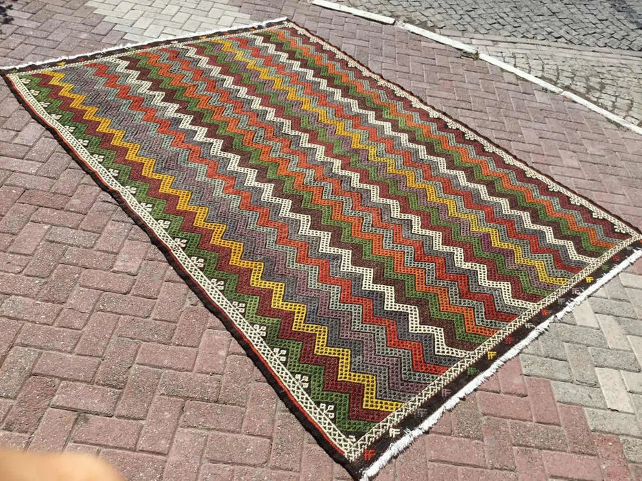 Vintage Kilim Rug 300cm x 211cm Eastern Turkey