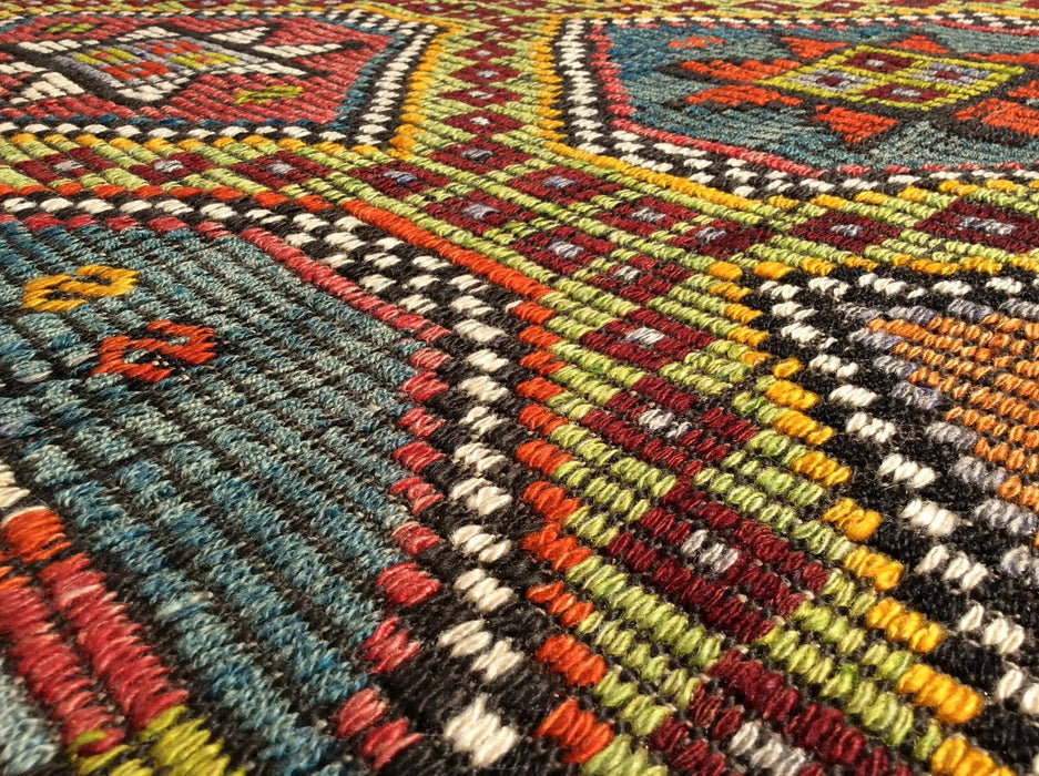 Tappeto Kilim vintage 303 x 187 cm in lana turca