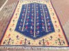 Vintage Kilim Rug 303cm x 190cm Blue Cream Wool