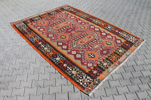 Vintage Kilim Rug 305cm x 221cm Handmade Western Turkey