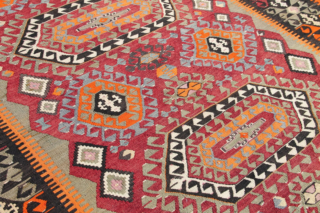 Vintage Kilim Rug 305cm x 221cm Handmade Western Turkey
