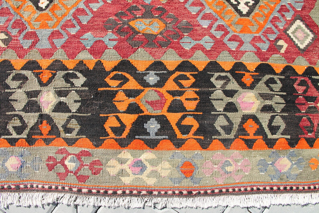 Vintage Kilim Rug 305cm x 221cm Handmade Western Turkey