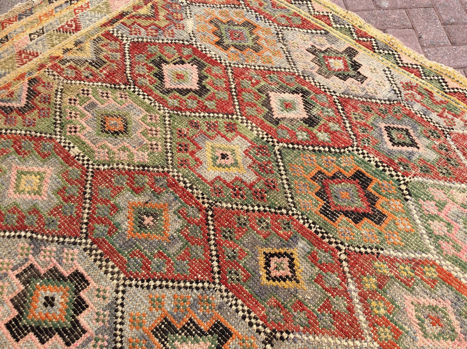 Tappeto Kilim vintage 307 cm x 178 cm dalla Turchia