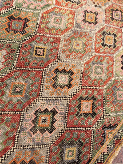 Tappeto Kilim vintage 307 cm x 178 cm dalla Turchia