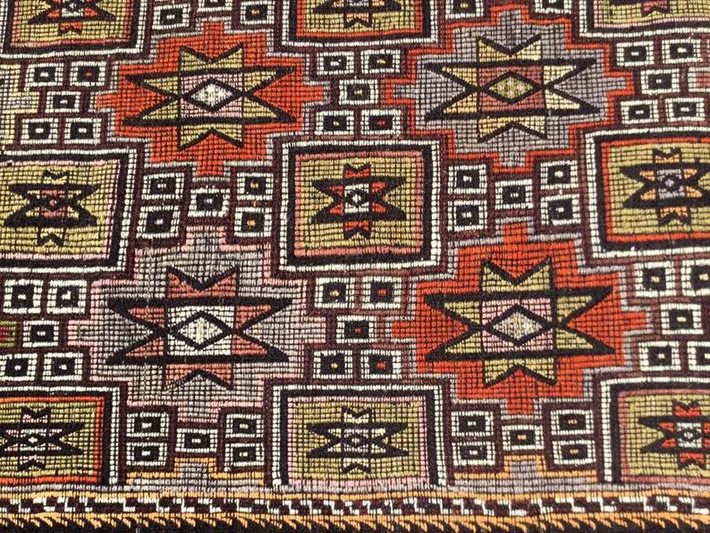 Tappeto Kilim vintage 310 cm x 161 cm dalla Turchia occidentale