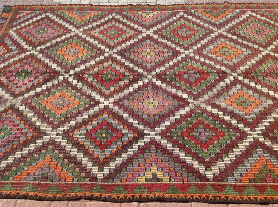 Tappeto Kilim vintage 310 cm x 205 cm Prodotto in Turchia