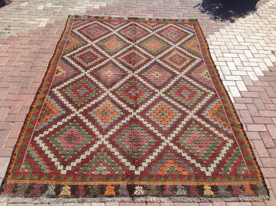 Tappeto Kilim vintage 310 cm x 205 cm Prodotto in Turchia