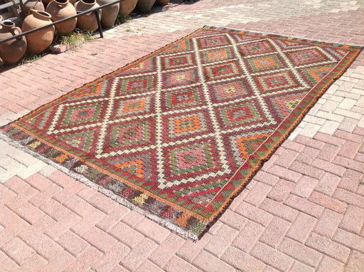 Tappeto Kilim vintage 310 cm x 205 cm Prodotto in Turchia