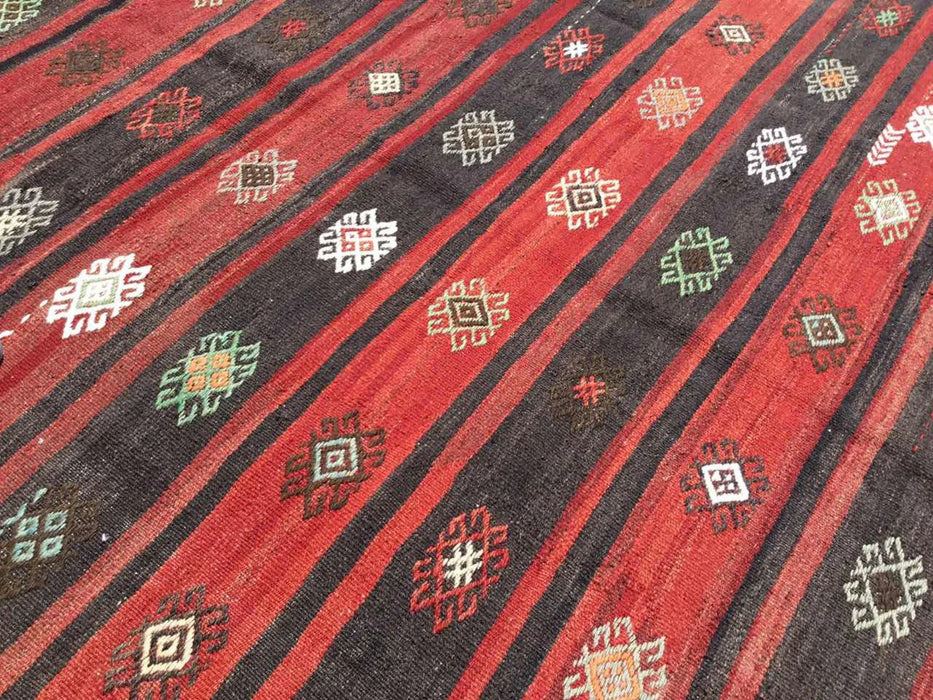 Vintage Kilim Rug 310cm x 209cm From Western Turkey