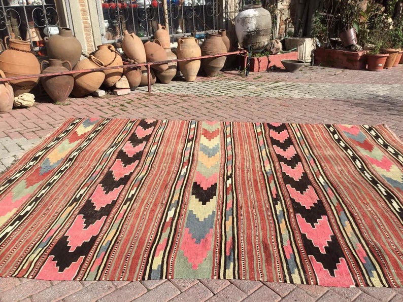Vintage Kilim Rug 315cm x 233cm Western Turkey