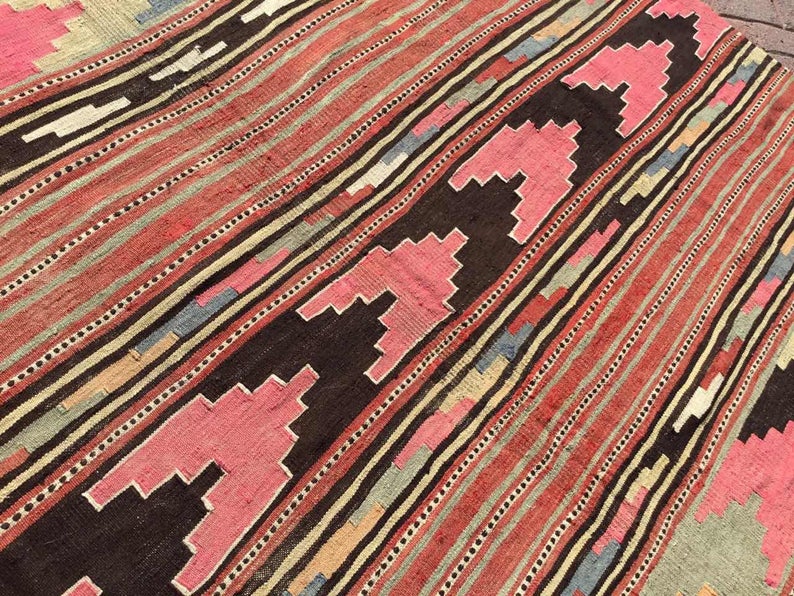 Vintage Kilim Rug 315cm x 233cm Western Turkey
