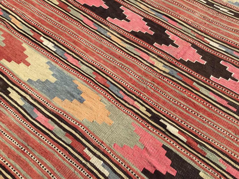 Vintage Kilim Rug 315cm x 233cm Western Turkey