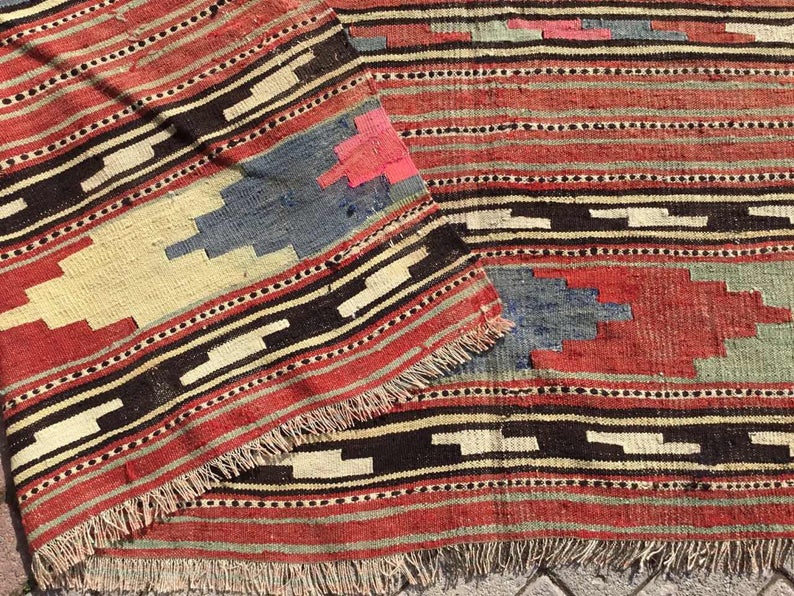 Vintage Kilim Rug 315cm x 233cm Western Turkey