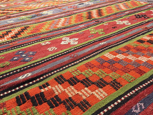 Vintage Kilim Rug 320cm x 160cm käsintehty Turkissa