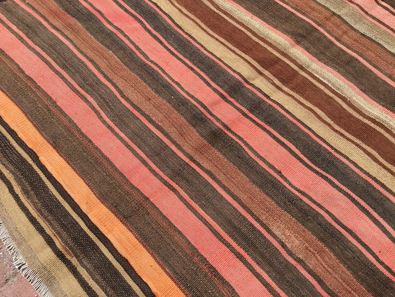 Vintage Kilim -matto 322cm x 171cm Itä-Turkin villapuuvilla