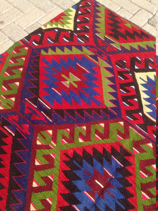Vintage Kilim Rug 323cm x 164cm From Turkey