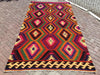 Vintage Kilim Rug 332cm x 178cm Hand-Spun Wool Cotton