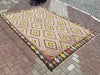 Vintage Kilim Rug 333cm x 221cm Hand Spun Wool Cotton