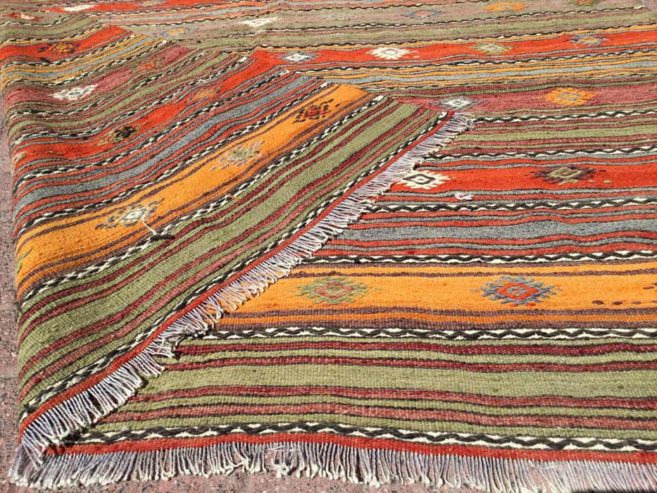 Tappeto Kilim vintage 335 cm x 164 cm Prodotto in Turchia