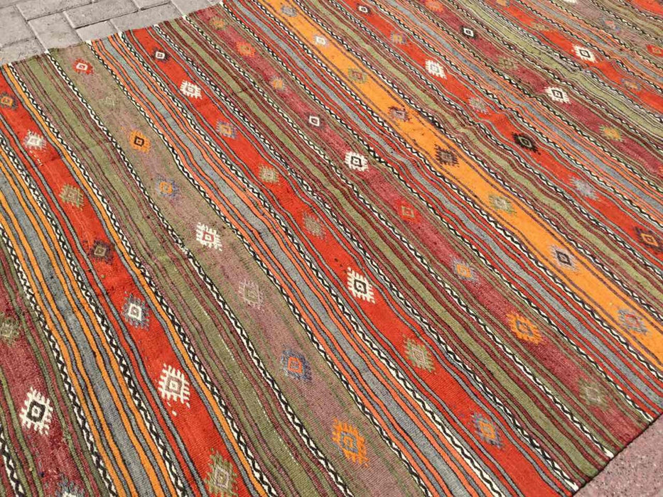 Tappeto Kilim vintage 335 cm x 164 cm Prodotto in Turchia