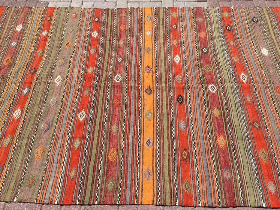 Tappeto Kilim vintage 335 cm x 164 cm Prodotto in Turchia