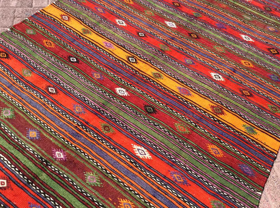 Vintage Kilim Rug 357cm x 162cm Handmade Western Turkey