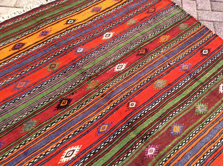 Vintage Kilim Rug 357cm x 162cm Handmade Western Turkey
