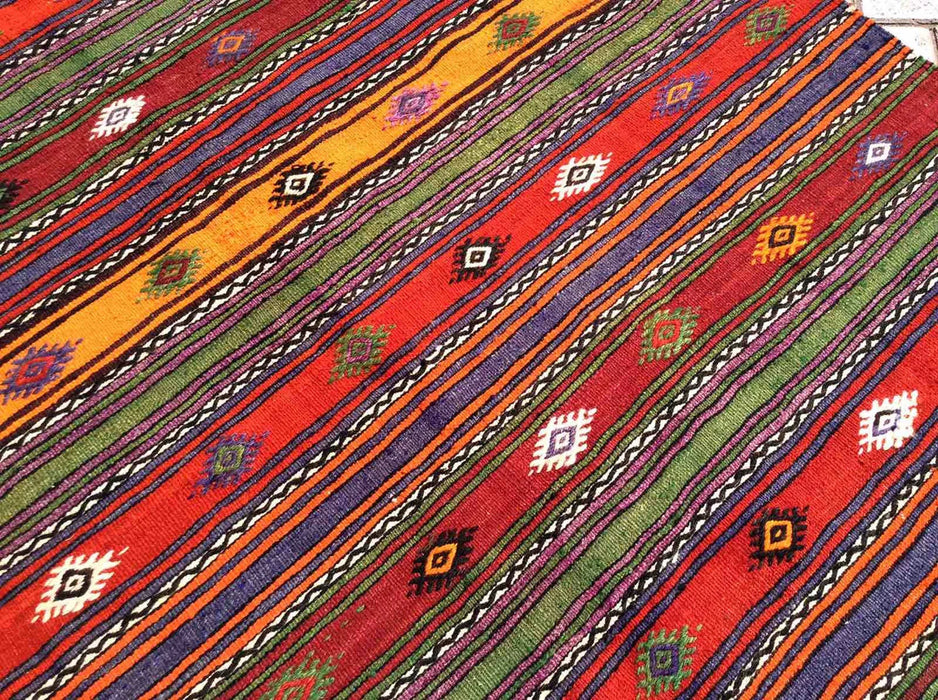 Vintage Kilim Rug 357cm x 162cm Handmade Western Turkey